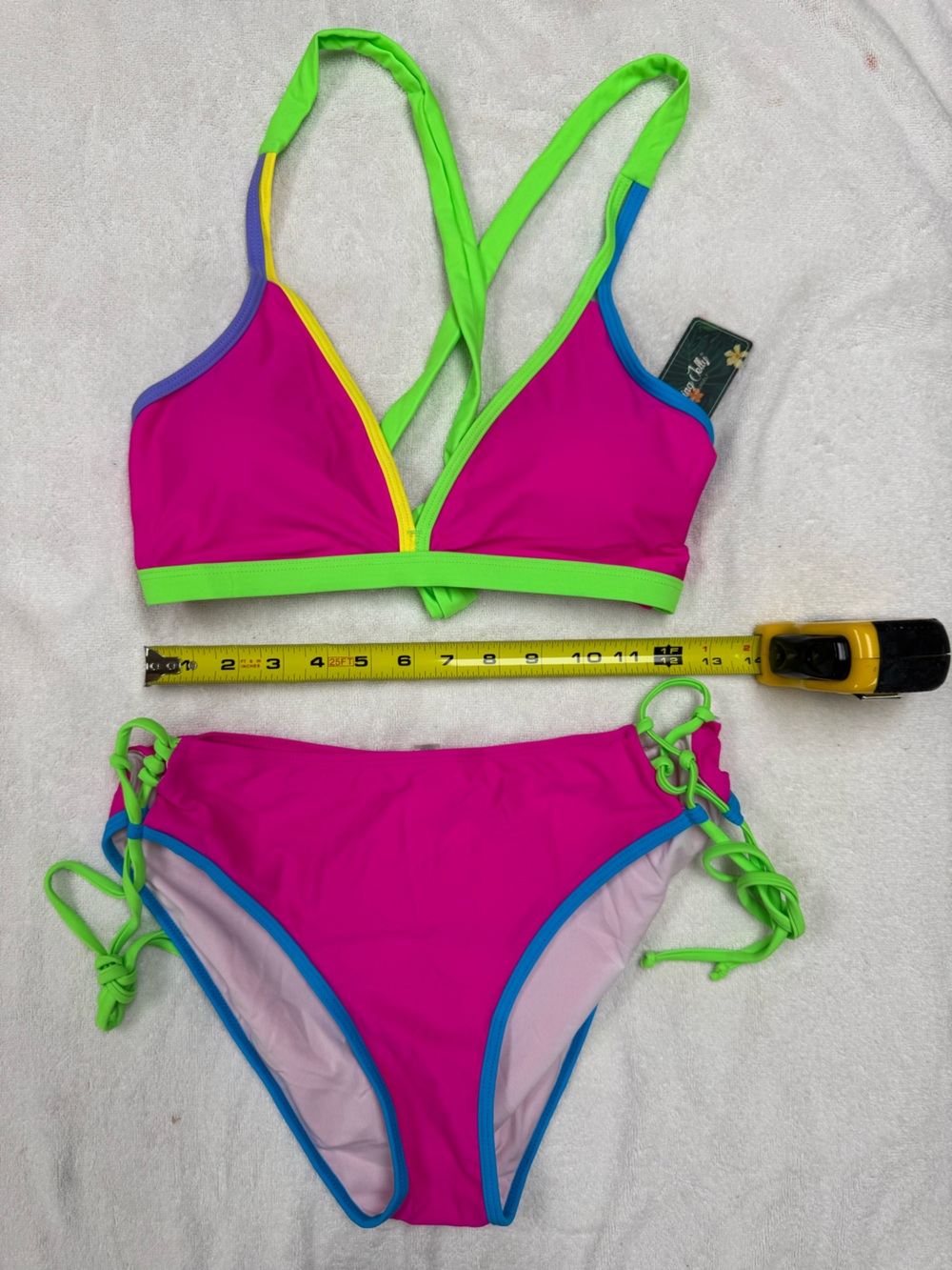 Women's Blooming Jelly Large Two-Piece Bathing Suit.  fantastic colors.